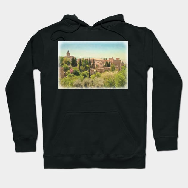 A View of the Alhambra Palace Hoodie by IanWL